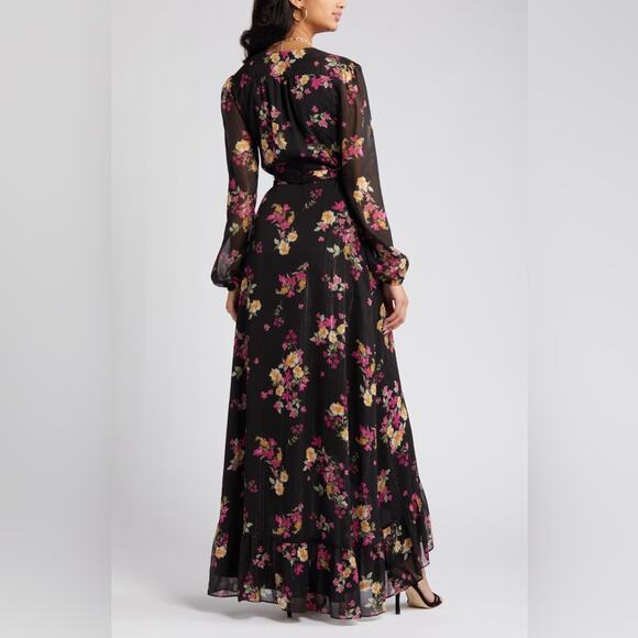 NWT WAYF Meryl Floral Wrap Dress Size XS - Picture 3 of 10